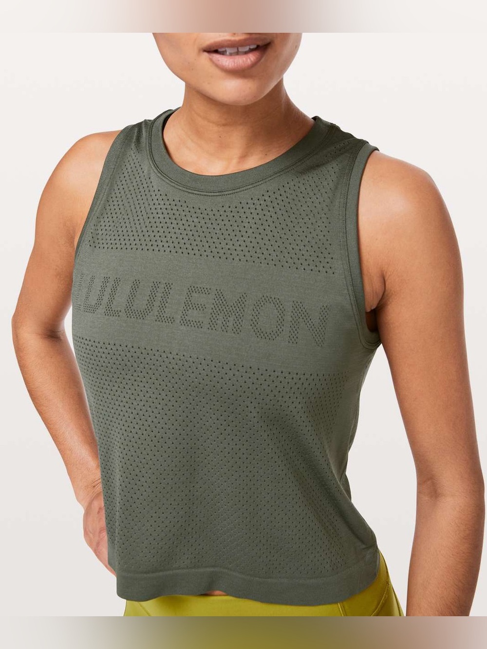 Lululemon Breeze By Muscle Crop Tank, Size 6